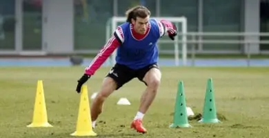 Gareth Bale entrenado