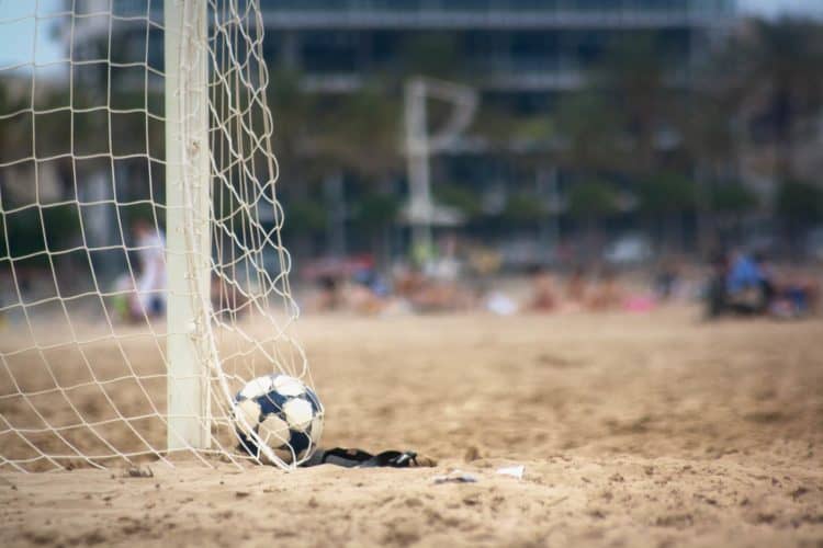 Estrés en futbolistas 1 balon en la porteria