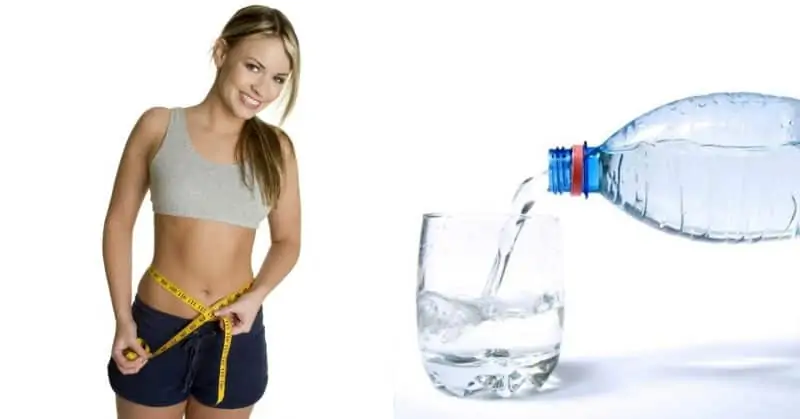 agua para bajar de peso