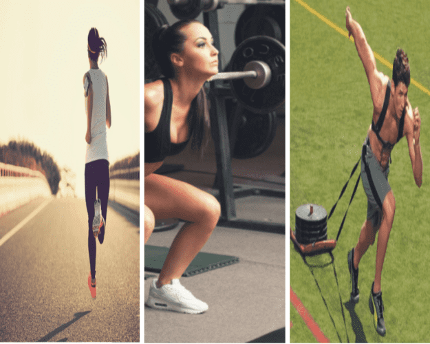 Influencia del trabajo de fuerza en corredores Entrenamimento de fuerza en corredores