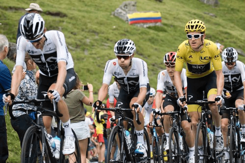 skyleger op de tourmalet