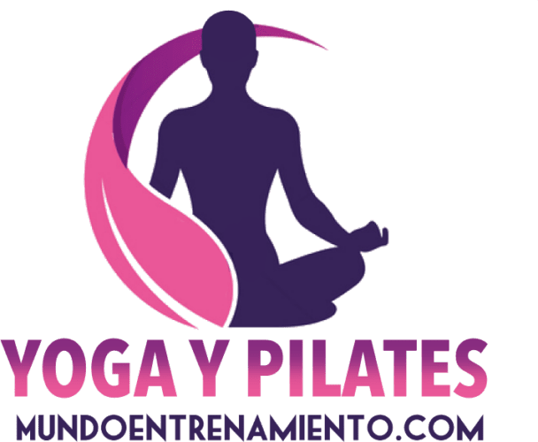Logo yoga y pilates online de mundo entrenamiento