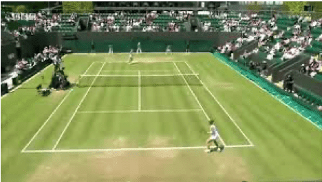 Imagen de Wimbledon, el Grand Slam donde se requiere mas velocidad de reacción
