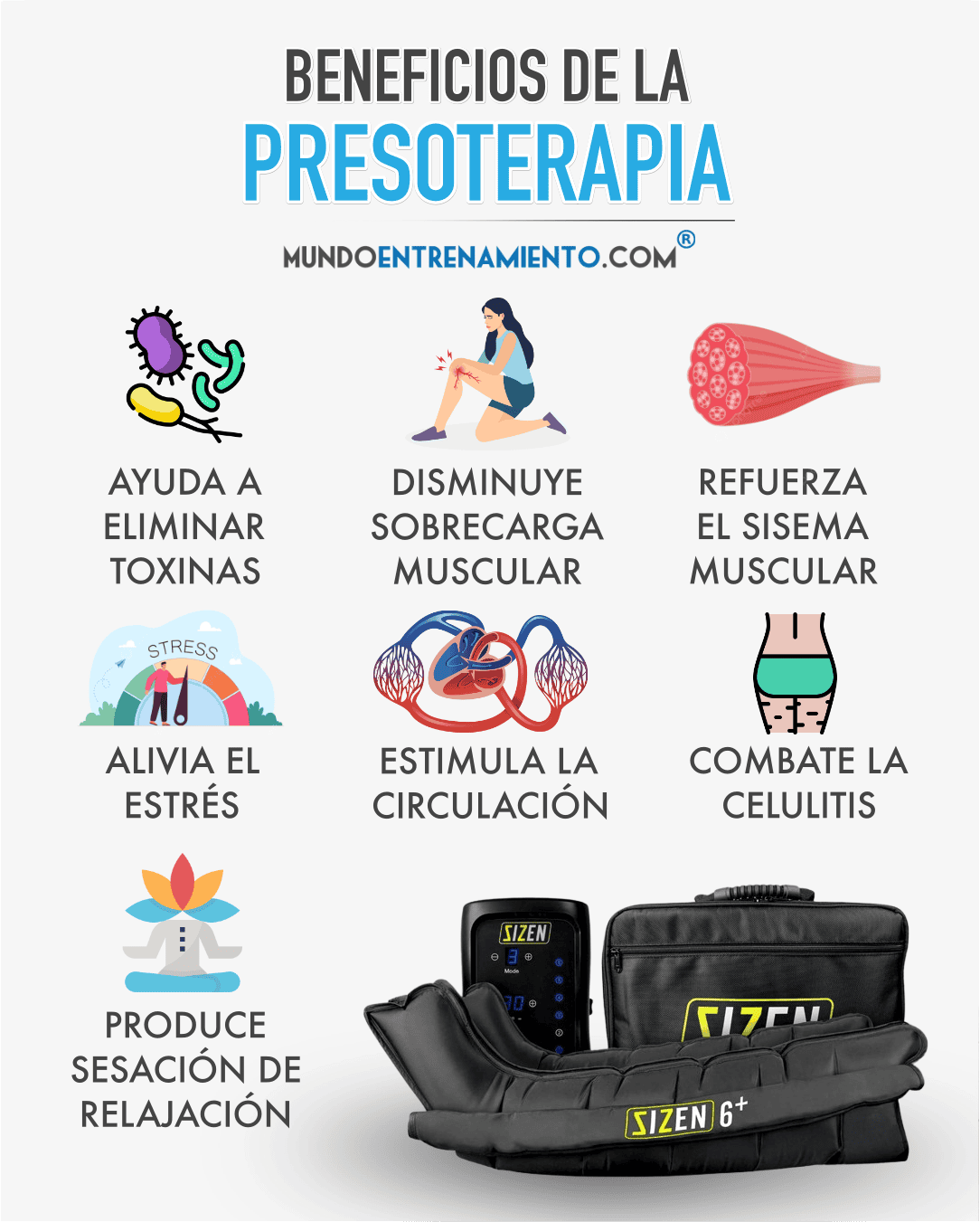 beneficios de la presoterapia