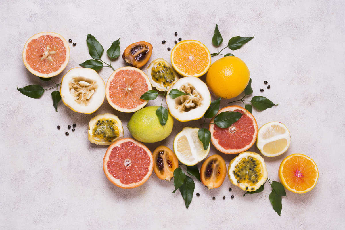 fruta con vitamina C