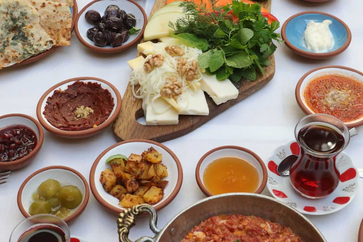 Alimentos de una dieta mediterránea
