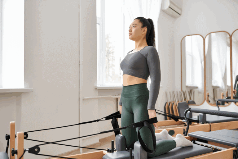Concentración cama de pilates