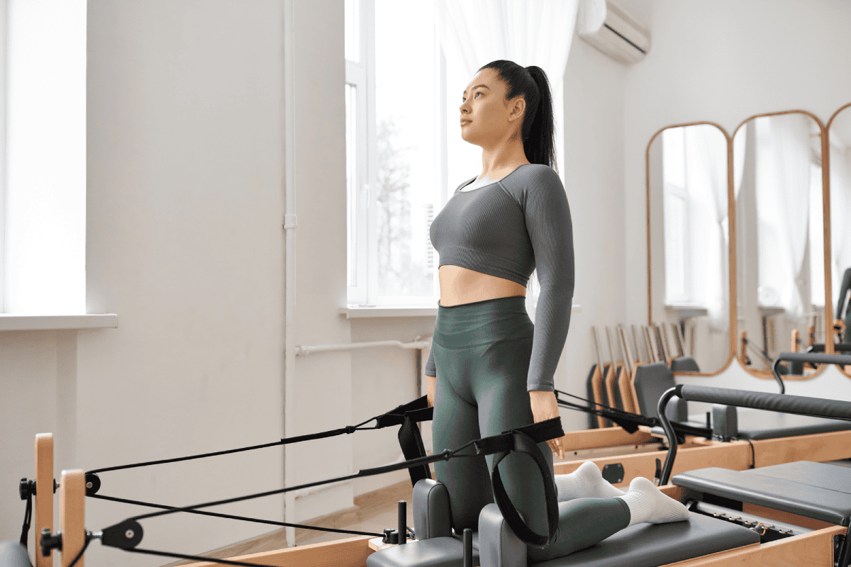 Concentración cama de pilates