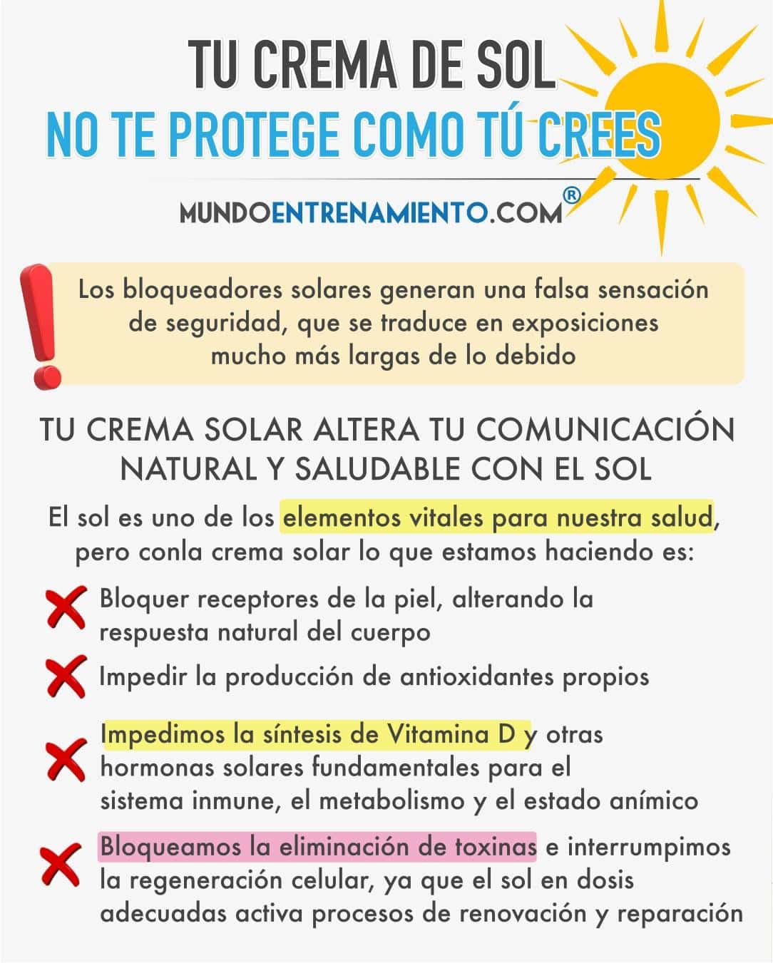 Riesgo de la crema solar mercadona