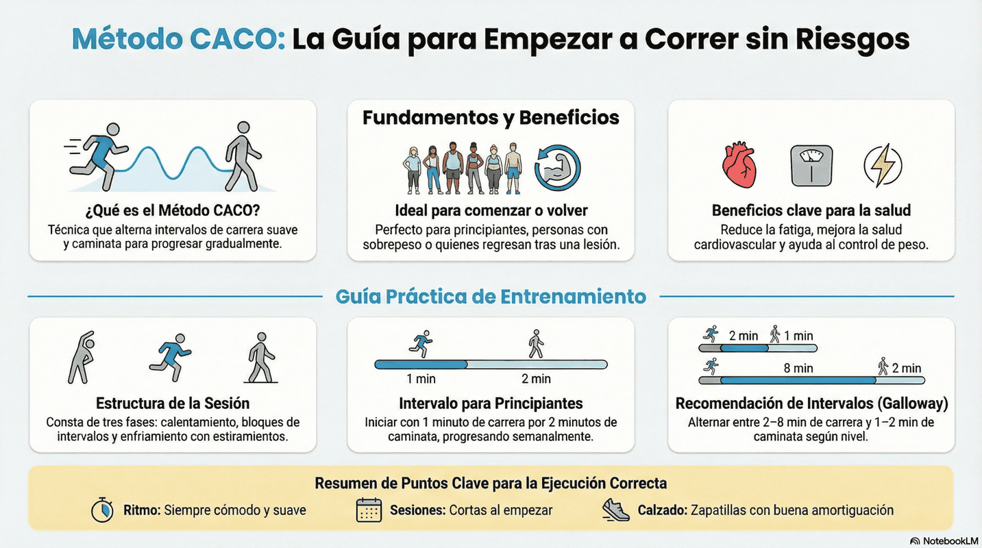 Metodo CACO: beneficios de un entrenamiento de running metodo caco
