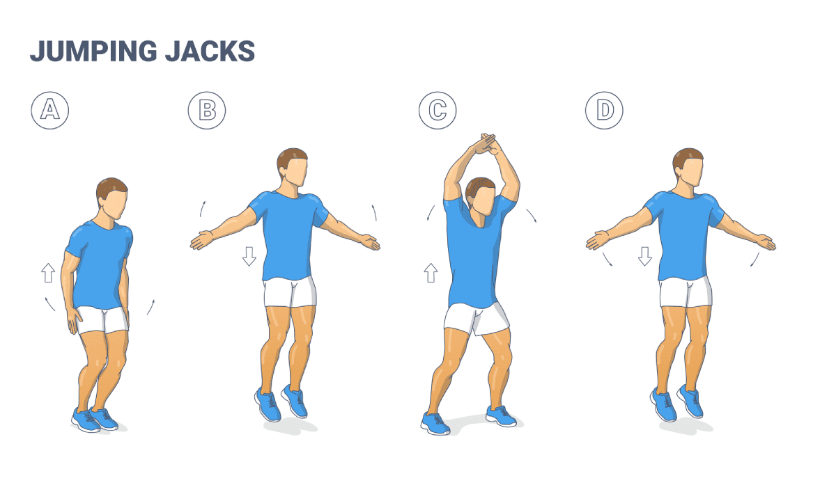 Jumping jacks: 4 variedades y sus principales beneficios Cómo hacer jumping jack