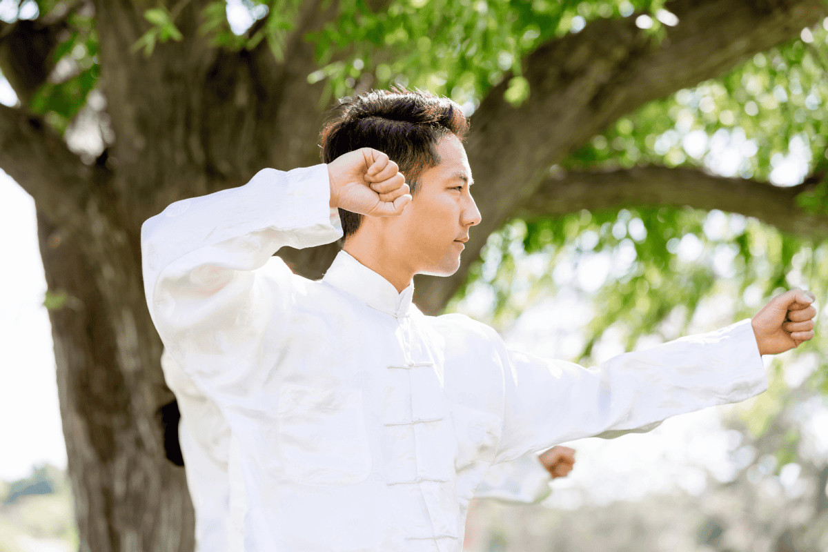 Empuje de manos taichi