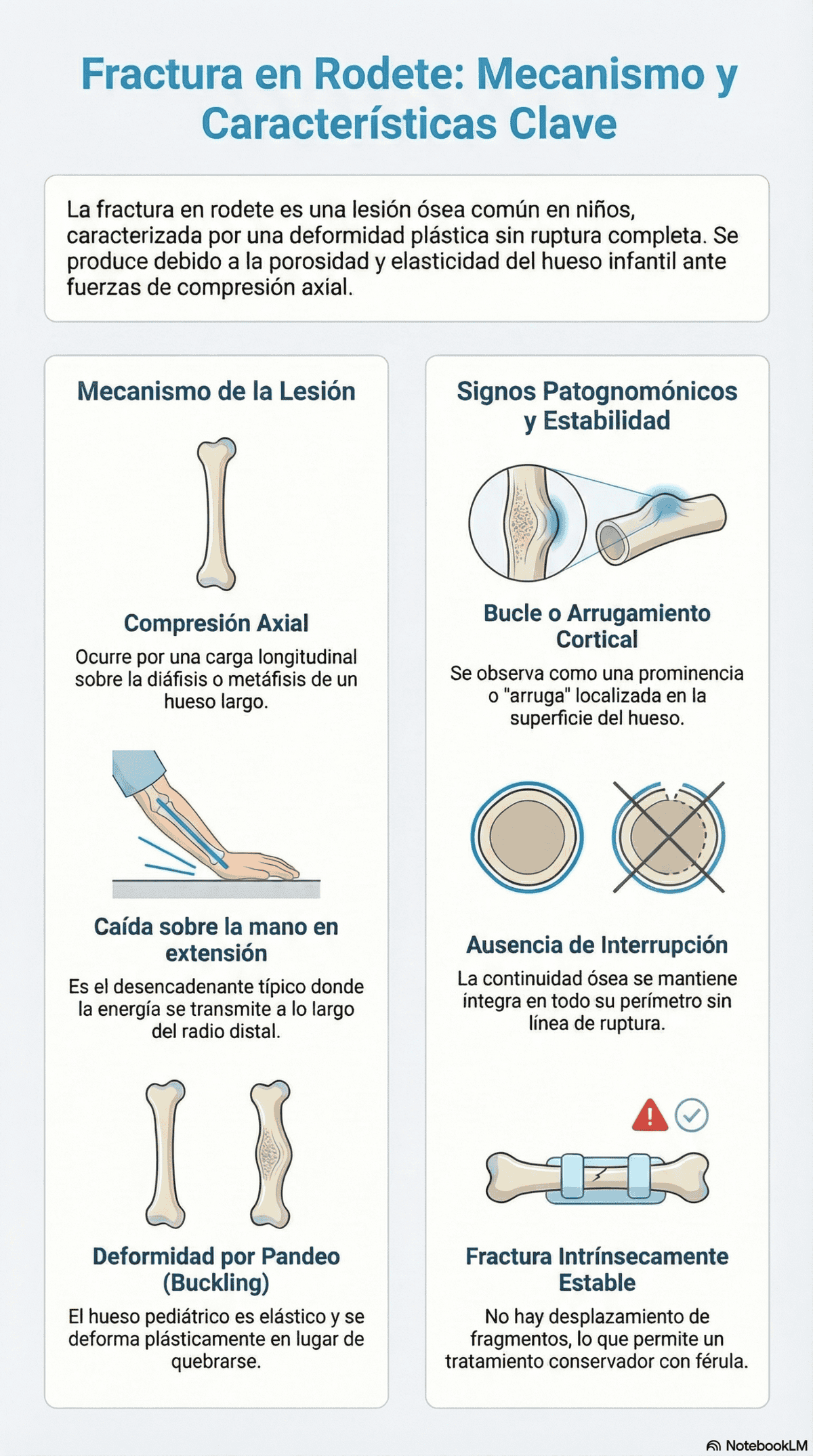 Fractura en rodete: características y tratamiento Características fractura en rodete