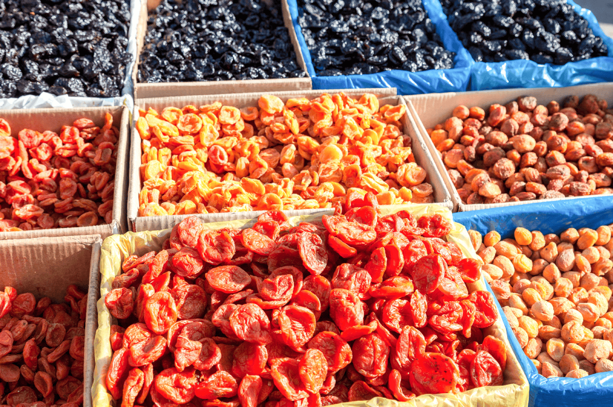 Frutas desecadas: tipos y beneficios para la salud Granel frutas deshidratadas