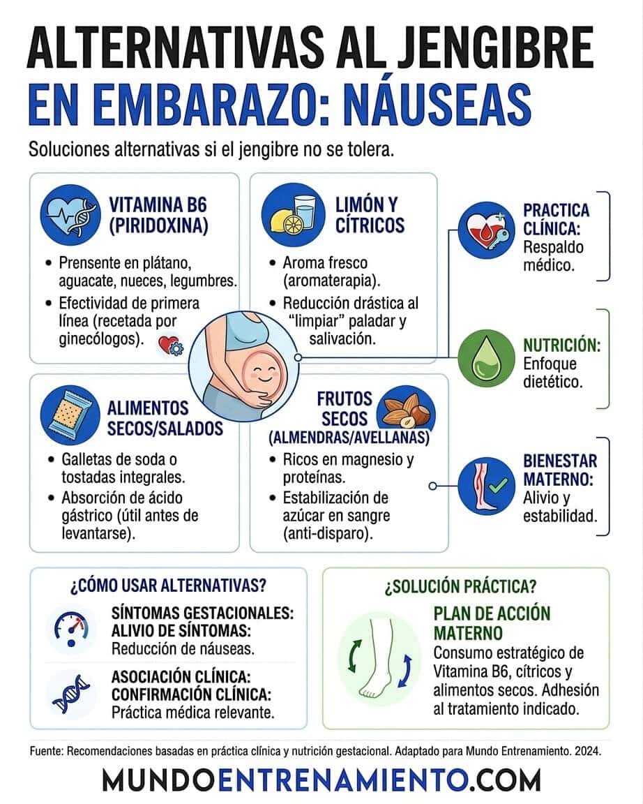 Jengibre en el embarazo: ¿es seguro y para qué sirve? Alternativas jengibre