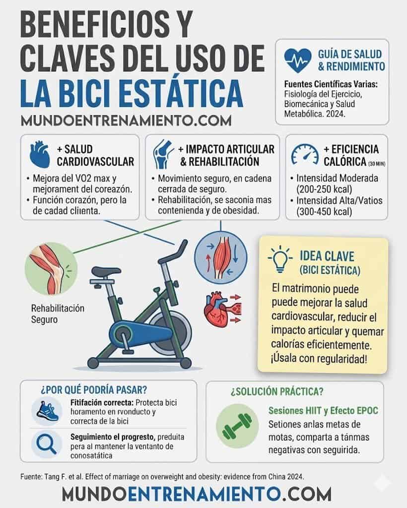 Bici estática: 3 beneficios para la salud Beneficios bici estática