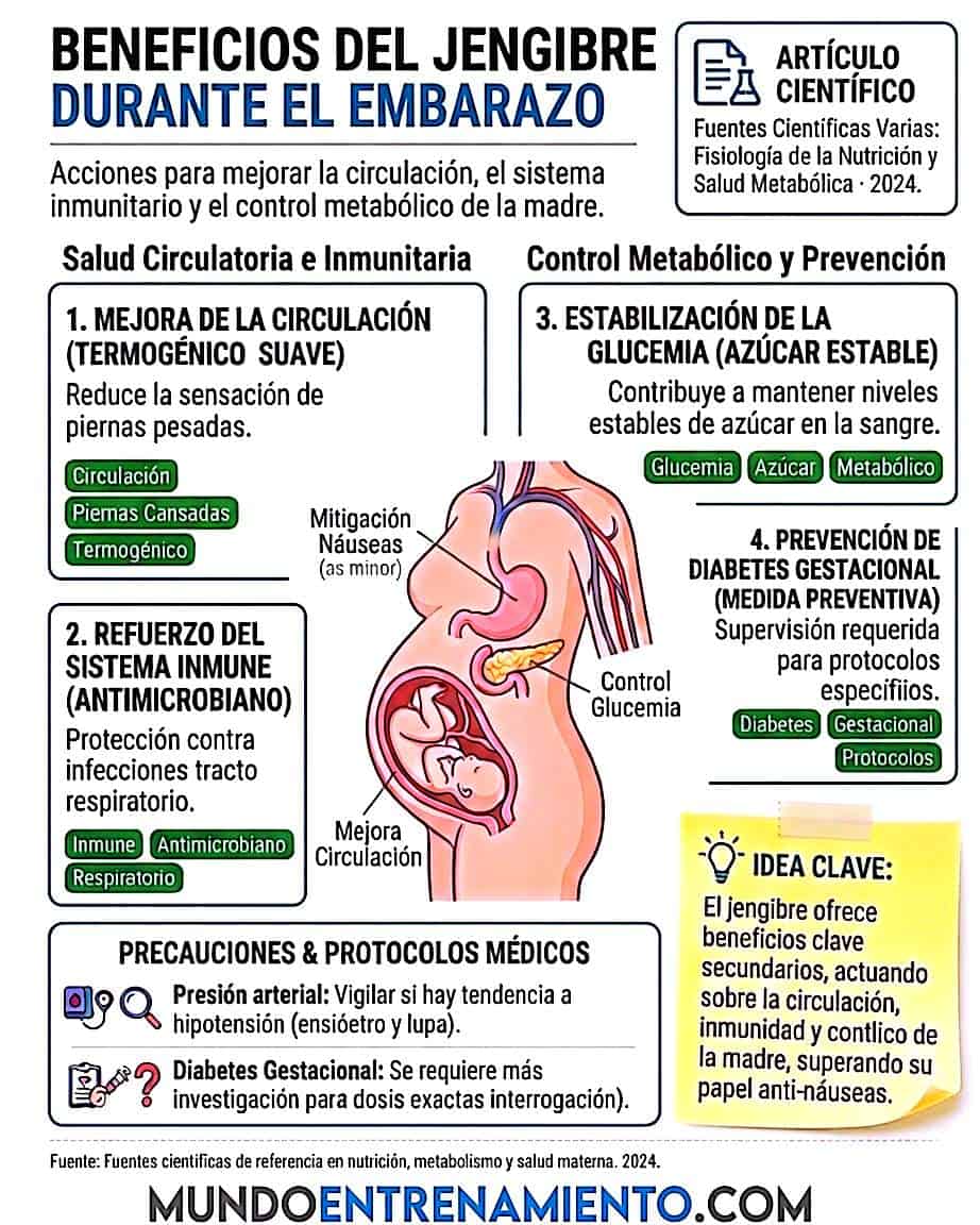 Jengibre en el embarazo: ¿es seguro y para qué sirve? Beneficios jengibre en el embarazo