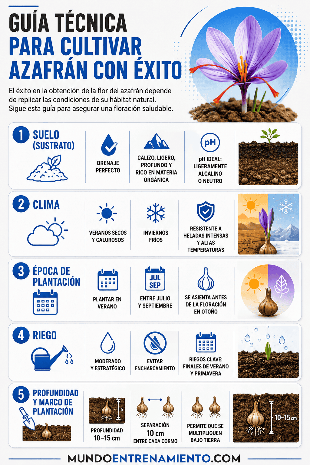 La flor del azafrán: 4 beneficios para la depresión Cultivo del azafrán
