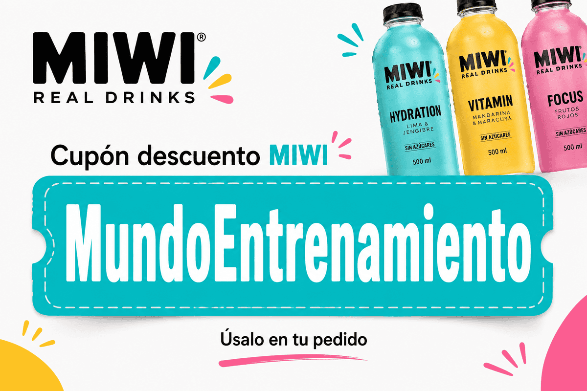 Cupón descuento Miwi: «MundoEntrenamiento» para ahorrar en MIWI Real Drinks Cupón descuento Miwi: "MundoEntrenamiento" máximo codigo descuento disponible