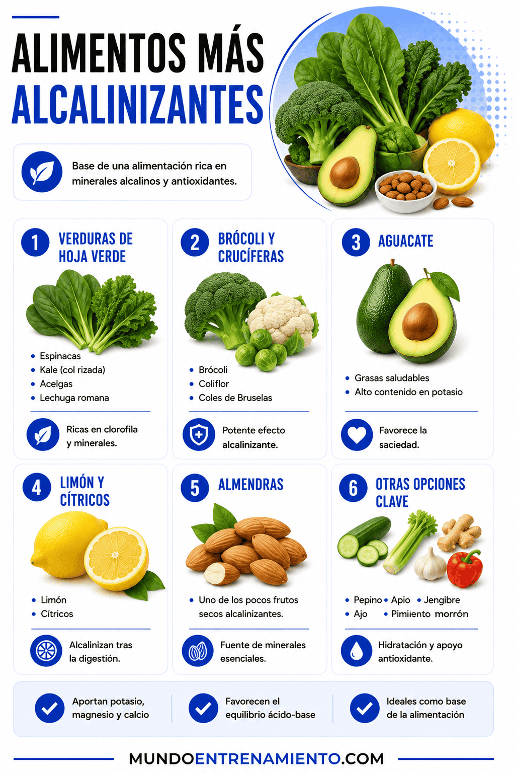 Dieta alcalina ¿ciencia o mito? Alimentos alcalinizantes