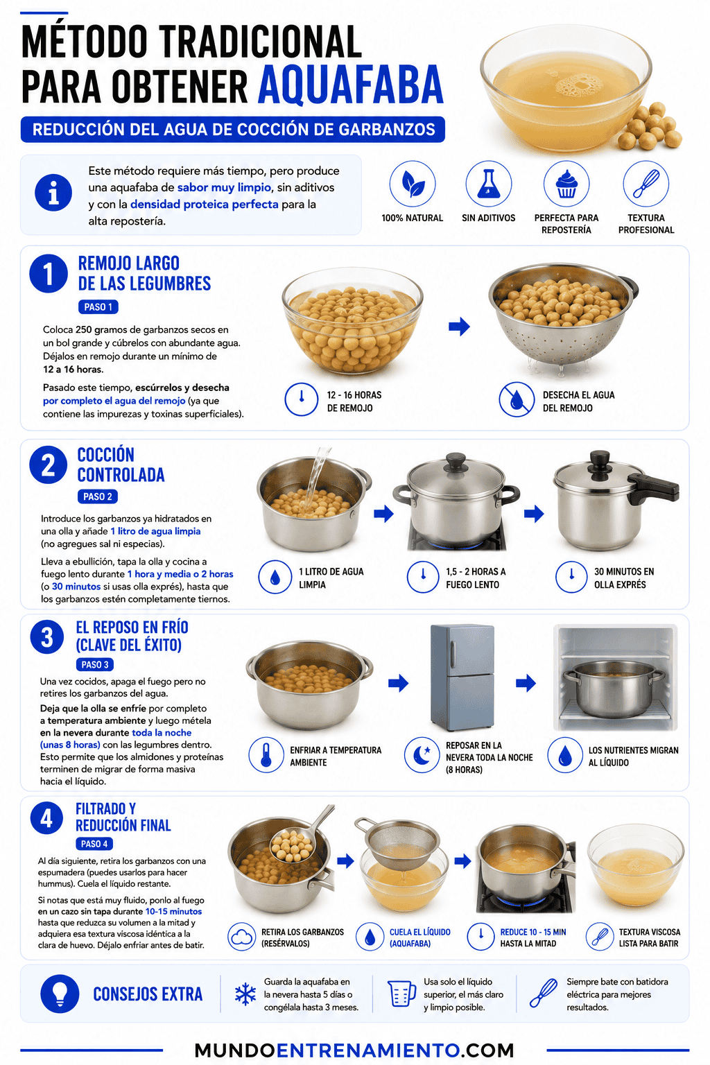 Aquafaba: qué es y cómo usarla sustituyendo al huevo Método tradicional aquafaba