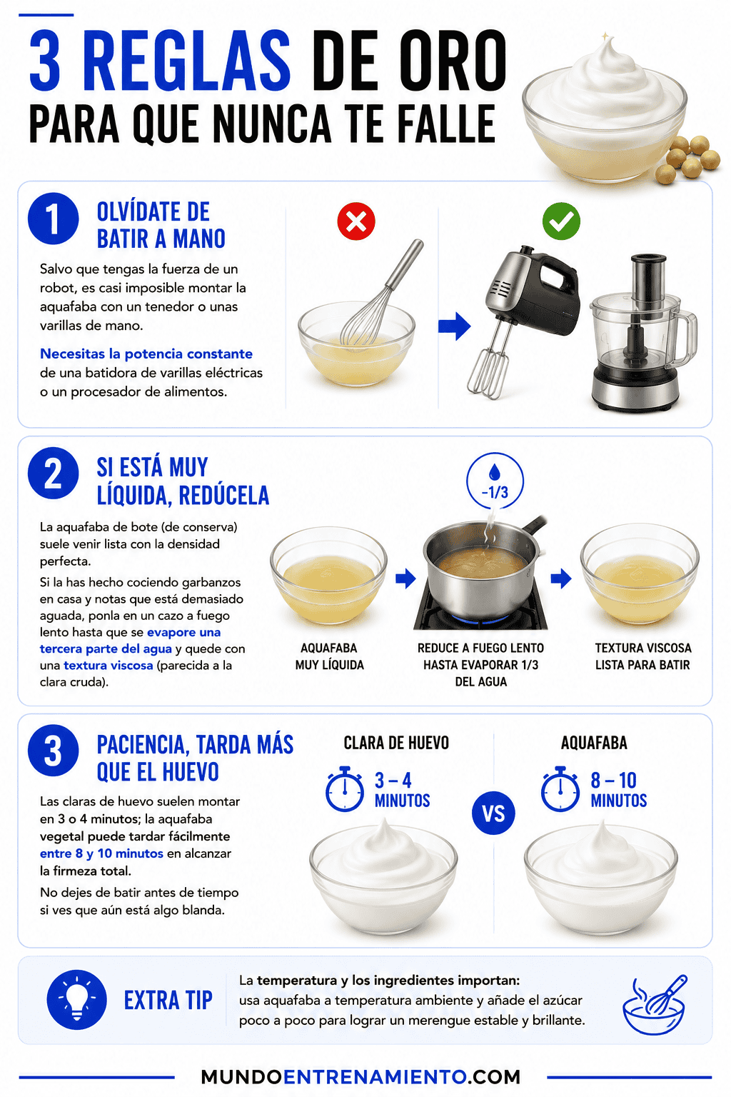 Aquafaba: qué es y cómo usarla sustituyendo al huevo Reglas proceso aquafaba