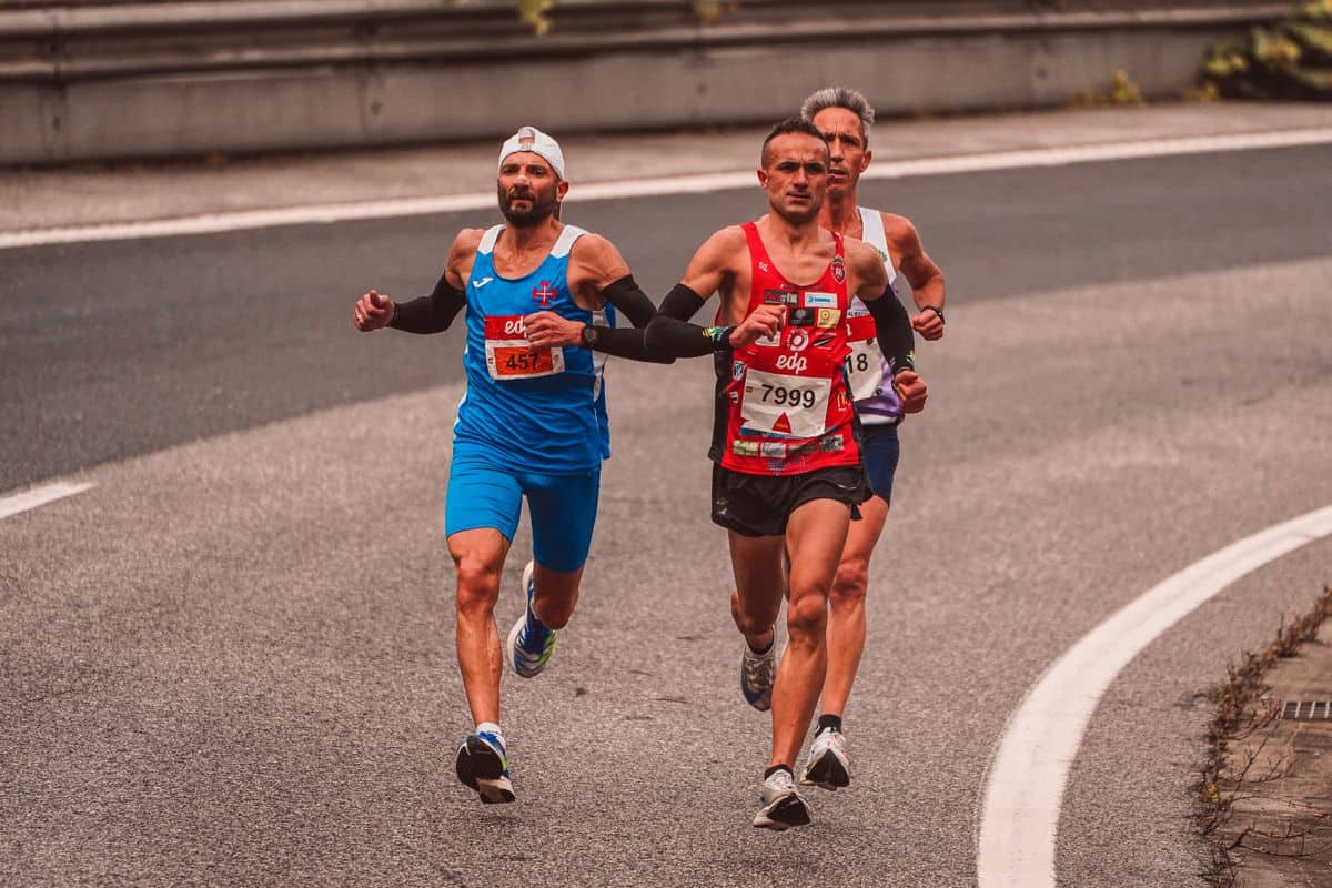 Drop alto: 1 análisis del calzado "runner" Carrera en competición.