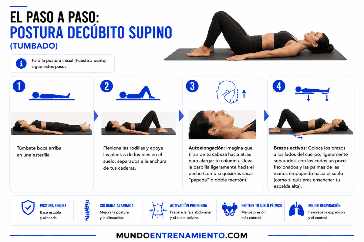 Ejercicios hipopresivos: guía sobre qué son y 5 beneficios Postura hipopresivos