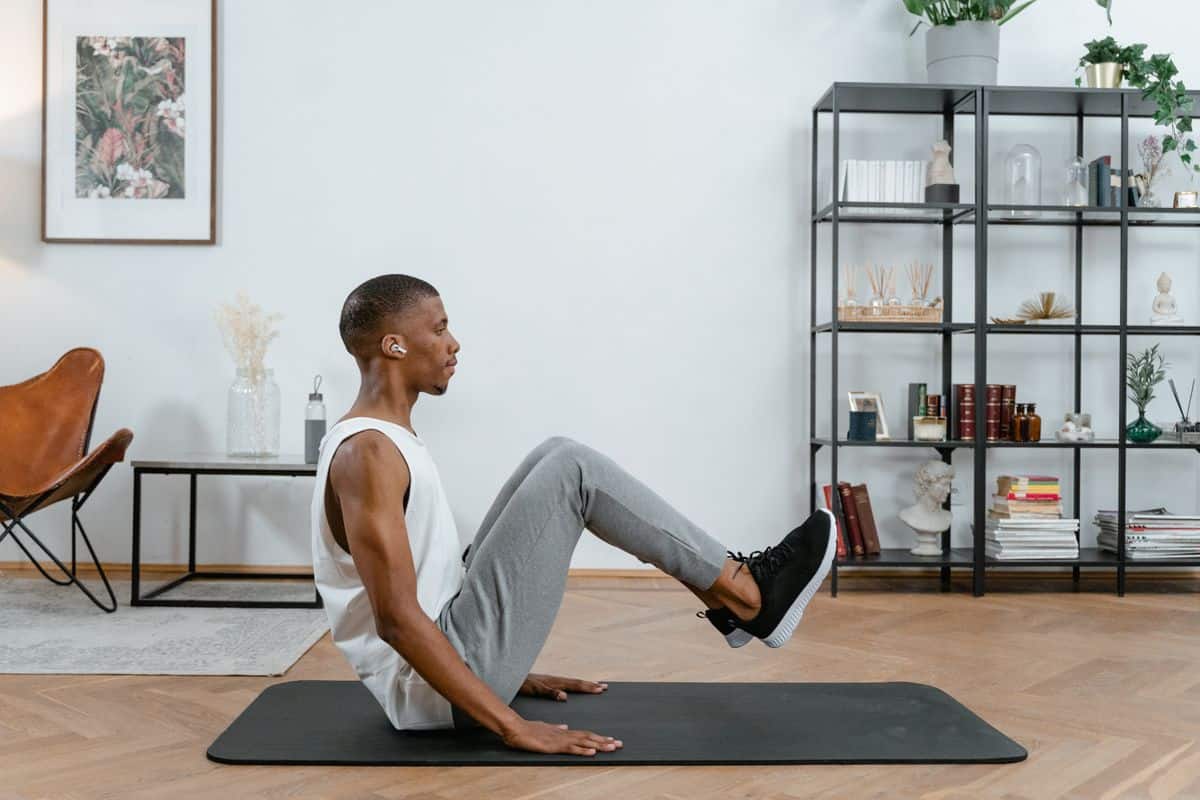 Reverse crunch