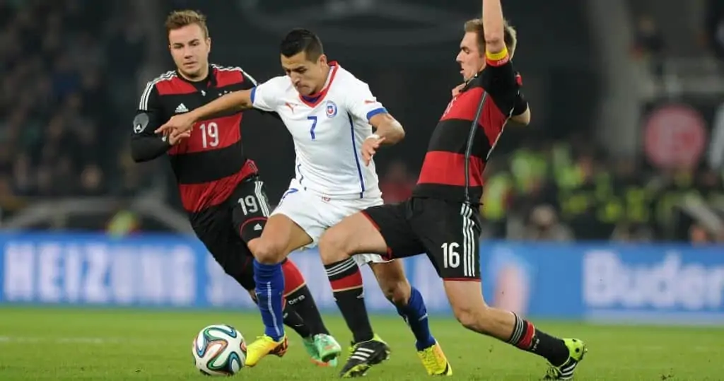 Alemania vs Chile suplementación en el fútbol