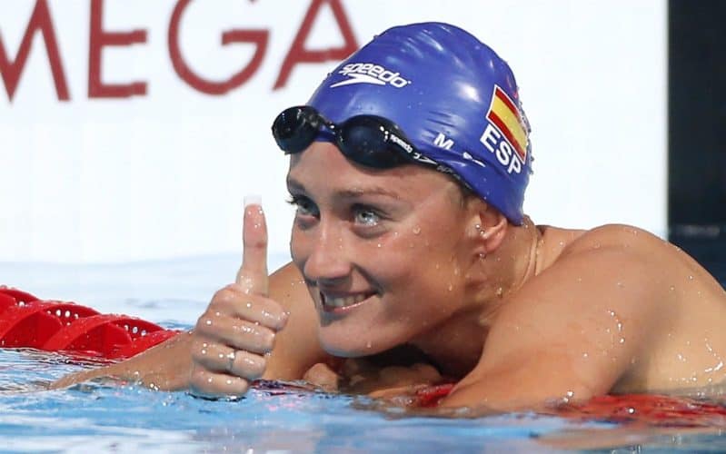 Mireia Belmonte, "tu seguridad es lo primero, también en el agua" 1 Mireia Belmonte tras meterse en la final de los 200 mariposa